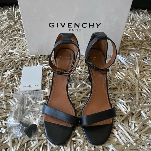 Givenchy Shoes - Givenchy double chain ankle strap sandals